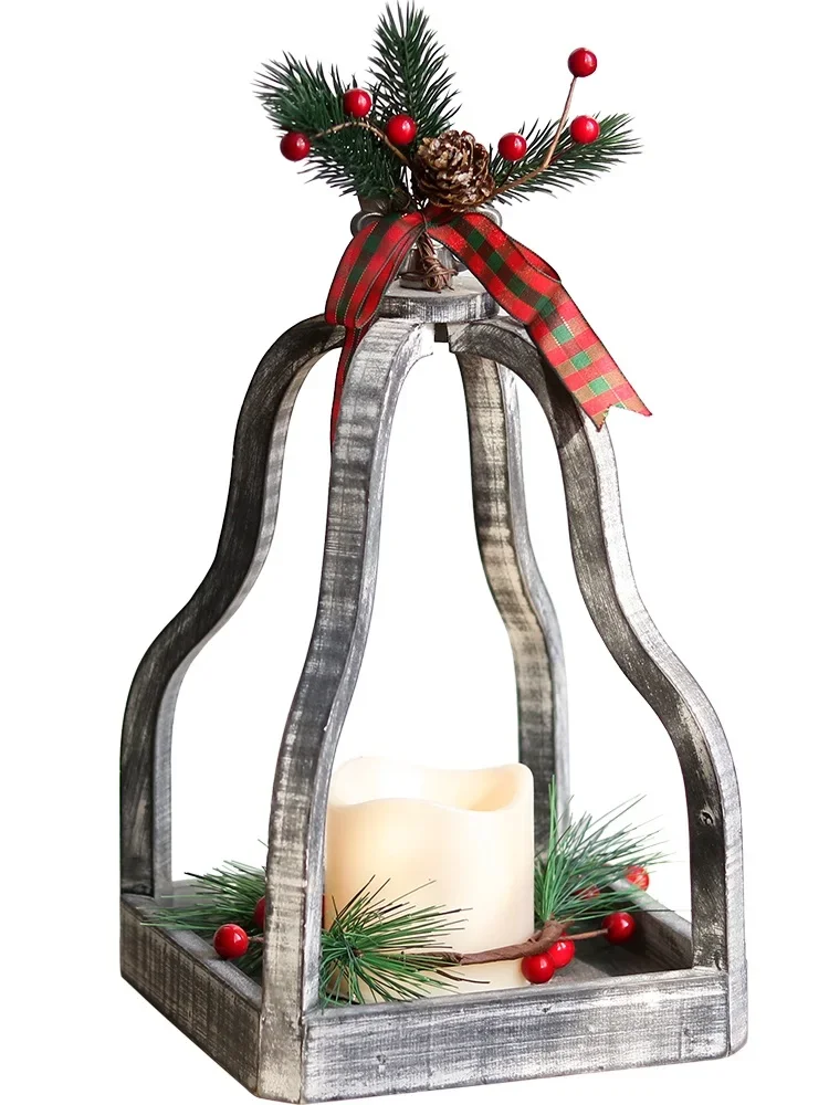 Искусственное деревянное украшение в виде штормового фонаря, настольное украшение для окна, декоративные украшения 
Искусственное деревянное украшение в виде штормового фонаря, настольное украшение для окна, декоративные украшения