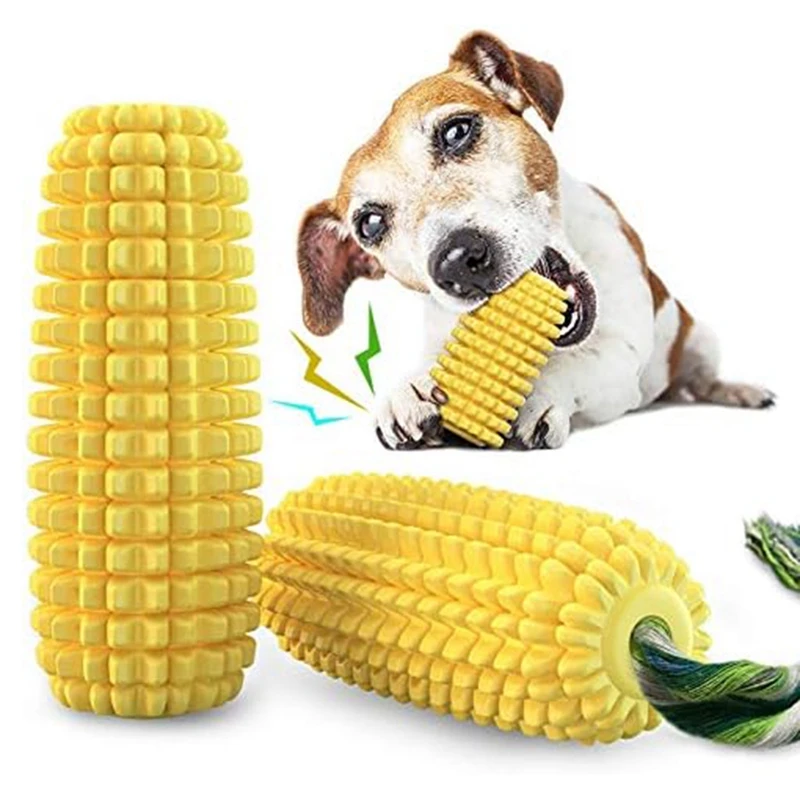 Dog Chew Toys, Indestructible Tough Durable Squeaky Interactive Dog Toys, Puppy Teeth Chew Corn Stick Toy Easy To Use Yellow
Dog Chew Toys, Indestructible Tough Durable Squeaky Interactive Dog Toys, Puppy Teeth Chew Corn Stick Toy Easy To Use Yellow