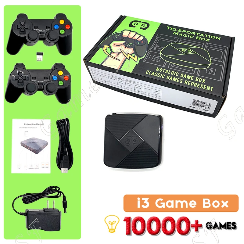 i3 Game Box Mini Retro Video Console HDMI Wireless Dual Handle Classic Game Arcade for Gift Free Ship
i3 Game Box Mini Retro Video Console HDMI Wireless Dual Handle Classic Game Arcade for Gift Free Ship