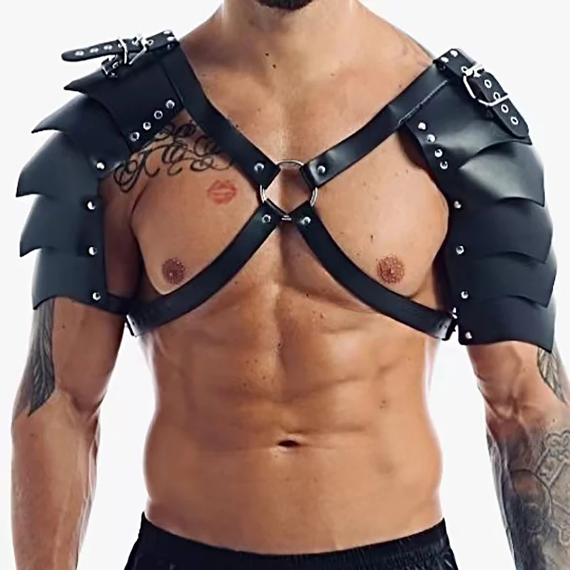 Male Nightclub Bar Gogo Dance Costume Race Outfit Muscle Man Shoulder Strap Exaggerated Pauldrons Pole Dance Clothes VDB5740
Male Nightclub Bar Gogo Dance Costume Race Outfit Muscle Man Shoulder Strap Exaggerated Pauldrons Pole Dance Clothes VDB5740