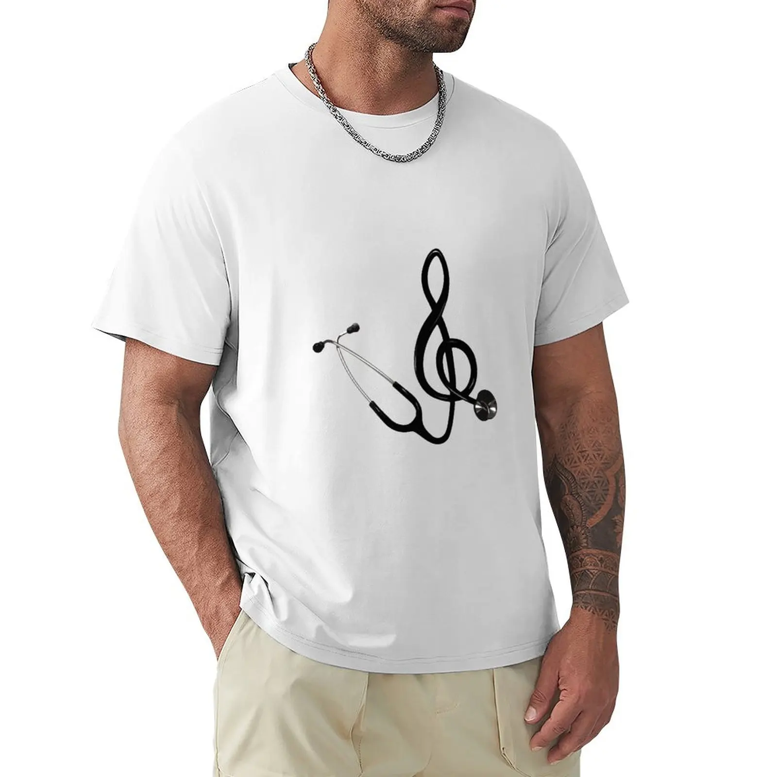 Harmony in Healing - Stethoscope Music Note Illustration T-shirt korean fashion vintage workout shirts for men
Harmony in Healing - Stethoscope Music Note Illustration T-shirt korean fashion vintage workout shirts for men