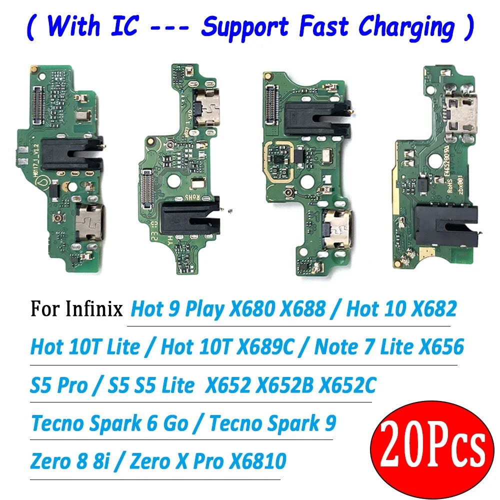 20Pcs,USB Port Charger Dock Connector Charging Flex Board For Infinix Hot 9 Play X680 X688 10 X682 10T X689C Note 7 Lite X656 S5
20Pcs,USB Port Charger Dock Connector Charging Flex Board For Infinix Hot 9 Play X680 X688 10 X682 10T X689C Note 7 Lite X656 S5
