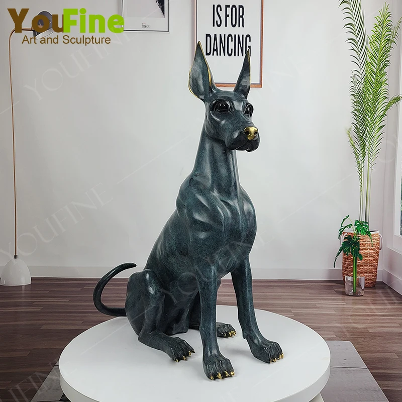 Бронзовая скульптура для собаки, большая Статуэтка 26 дюймов в современном стиле, домашнее и офисное украшение для помещения, садовое украшение
Бронзовая скульптура для собаки, большая Статуэтка 26 дюймов в современном стиле, домашнее и офисное украшение для помещения, садовое украшение