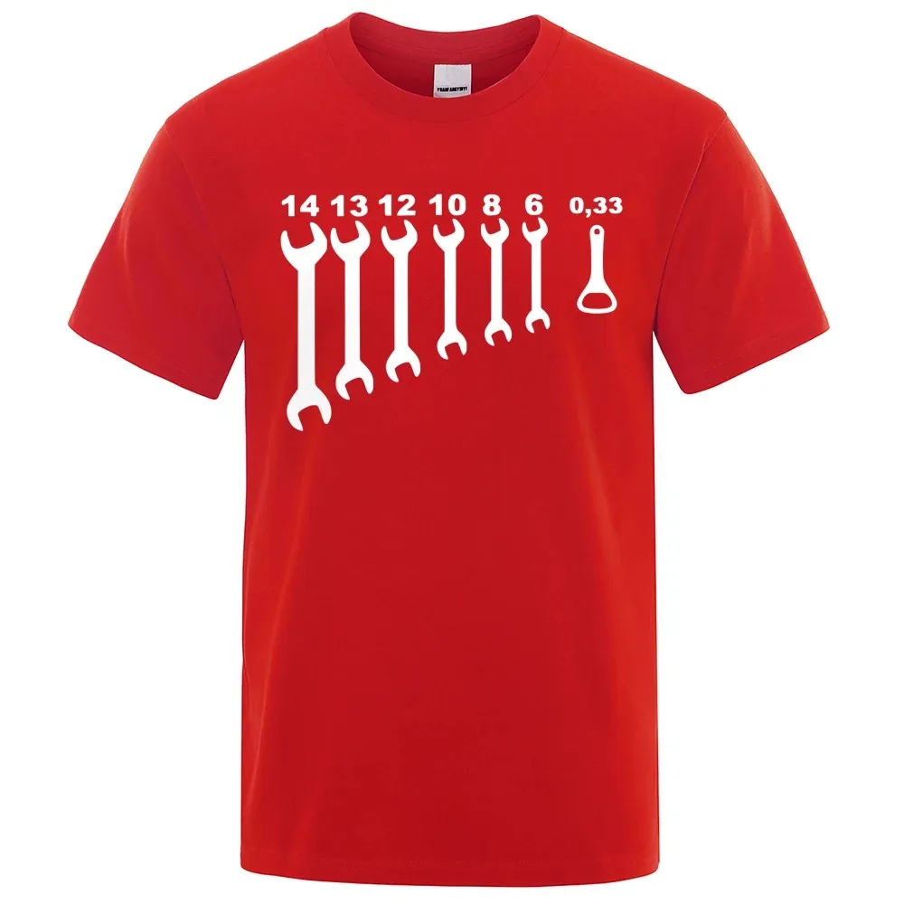Summer Men's Vintage Screw Wrench Bottle Opener Mechanic Cotton T-Shirt Auto Repair Engineer T-Shirt Short Sleeve T-Shirt Top
Summer Men's Vintage Screw Wrench Bottle Opener Mechanic Cotton T-Shirt Auto Repair Engineer T-Shirt Short Sleeve T-Shirt Top