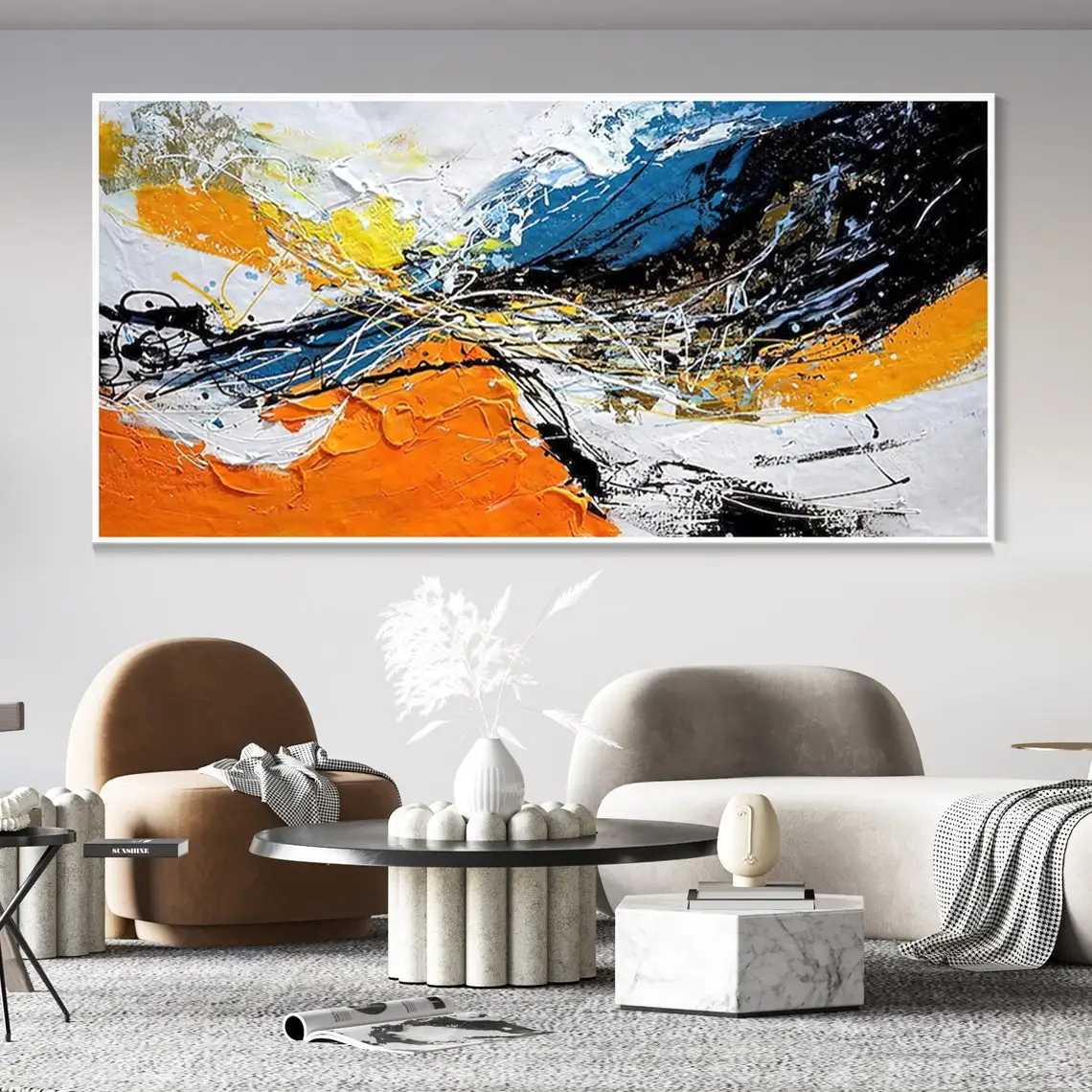 Абстрактная картина на стену оранжевый ручная роспись масляная живопись холст текстура красочный художественный домашний декор для гостиной спальни лучшие подарки
Абстрактная картина на стену оранжевый ручная роспись масляная живопись холст текстура красочный художественный домашний декор для гостиной спальни лучшие подарки