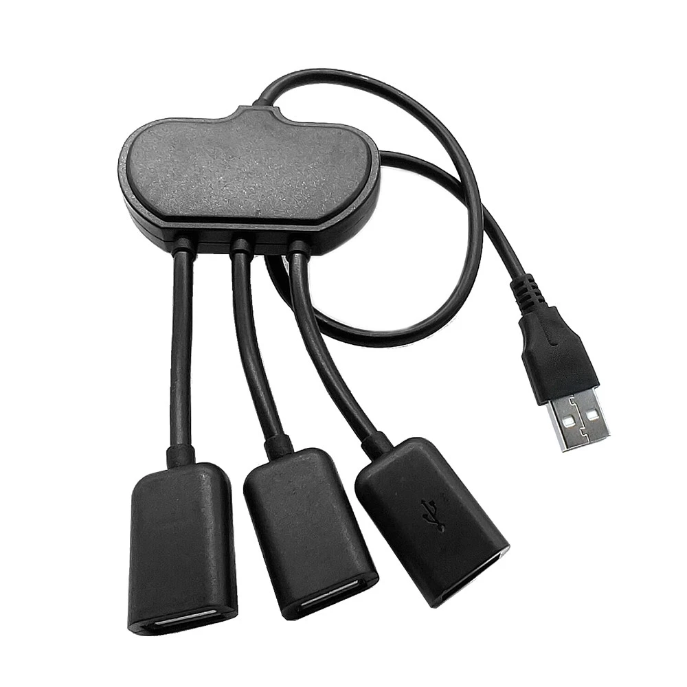 

USB2.0 1/2 концентратор USB удлинитель Мышь Клавиатура Жесткий диск НОУТБУК сплиттер 0,3 м источник питания передача данных