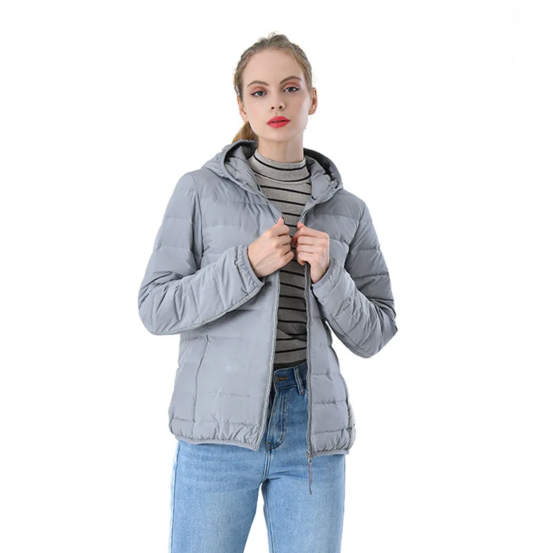 2022 Short Puffer Jacket Women New Style Light Down Jacket Women's Short Hooded White Duck Down One Woven Down Jacket Women
2022 Short Puffer Jacket Women New Style Light Down Jacket Women's Short Hooded White Duck Down One Woven Down Jacket Women
