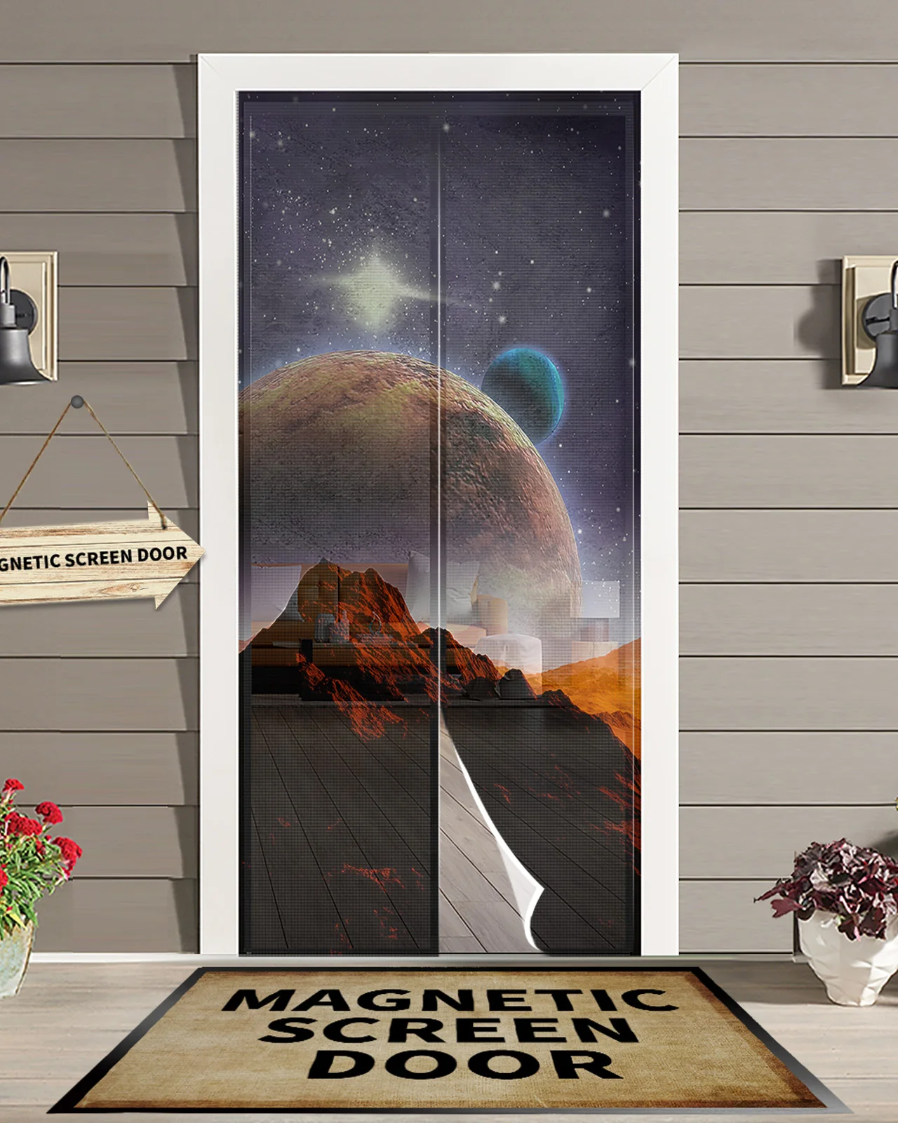 Starry Sky Universe Polka Dot Mountains Magnetic Mosquito Net Summer Anti Bug Fly Door Curtains Kitchen Screen Door Mesh
Starry Sky Universe Polka Dot Mountains Magnetic Mosquito Net Summer Anti Bug Fly Door Curtains Kitchen Screen Door Mesh