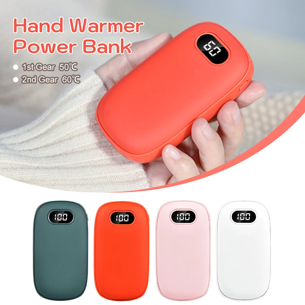 Portable Hand Warmer Power Bank USB Rechargeable Mini Hand Warmers with Digital Display 2 Temp Levels for Travel Outdoor Camping
Portable Hand Warmer Power Bank USB Rechargeable Mini Hand Warmers with Digital Display 2 Temp Levels for Travel Outdoor Camping