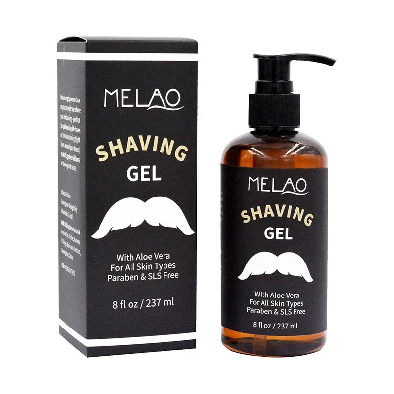 

237ml Shaving Gel Shaving Smooth Softening Beard Roots Cleanses Moisturizes Shaving Cream Protecting Shaver Head Beard Oil New