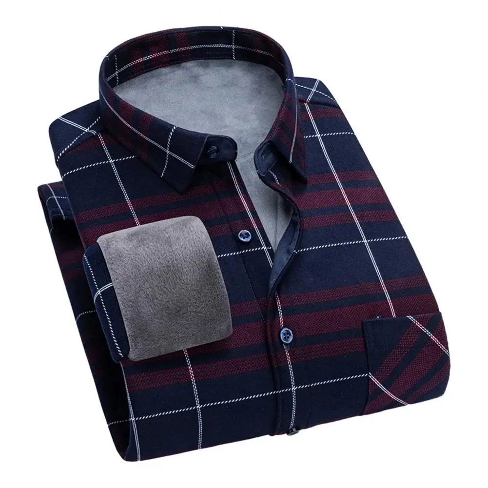 Button-down Long Sleeve Shirt Men Plaid Shirt Fashionable Men's Plaid Print Business Shirt Slim Fit Long Sleeve for Autumn
Button-down Long Sleeve Shirt Men Plaid Shirt Fashionable Men's Plaid Print Business Shirt Slim Fit Long Sleeve for Autumn