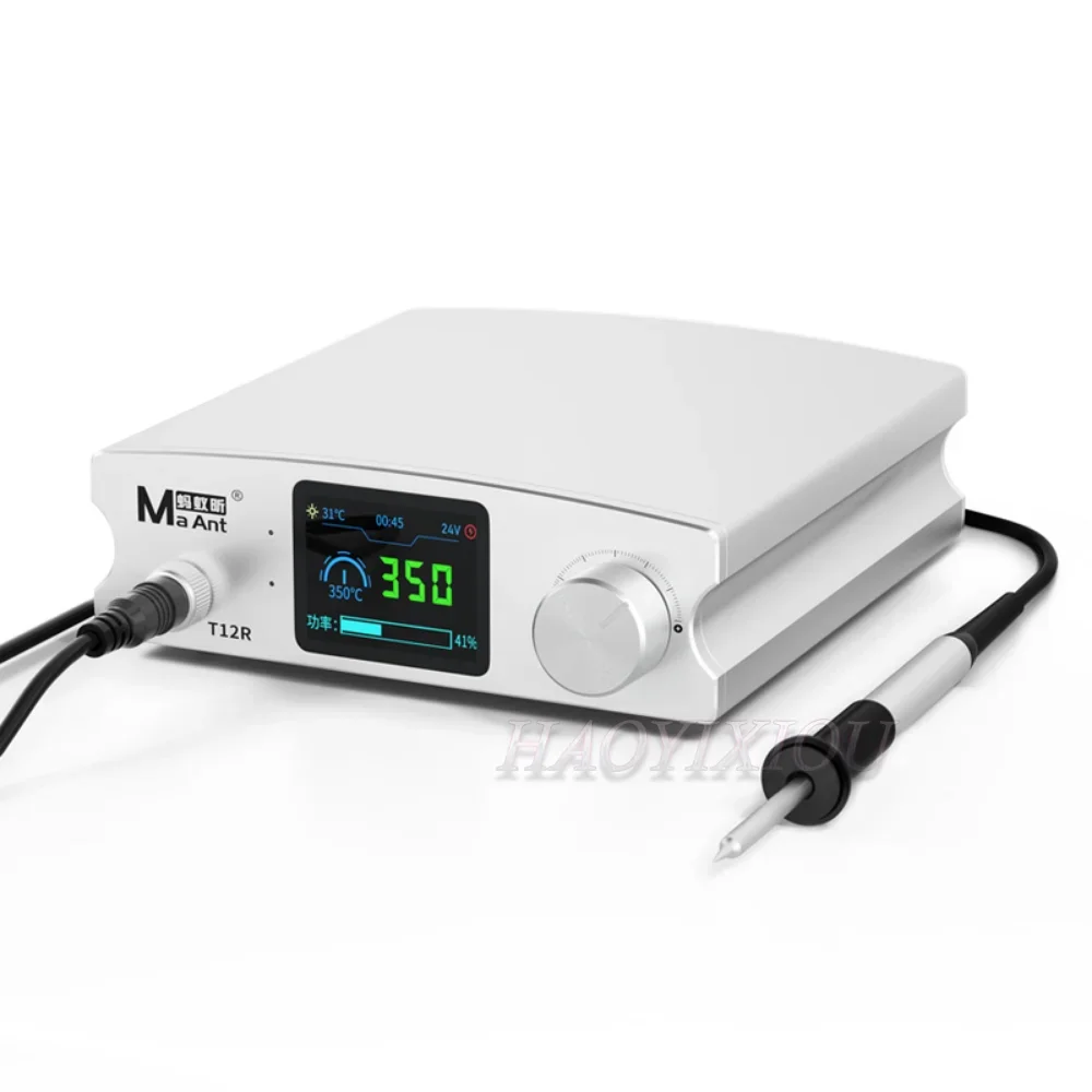 

MaAnt T12R Soldering station 75W MINI Portable Digital Electronic Welding Table 3 Second Heating With T12 Heating Core I/J/SK
