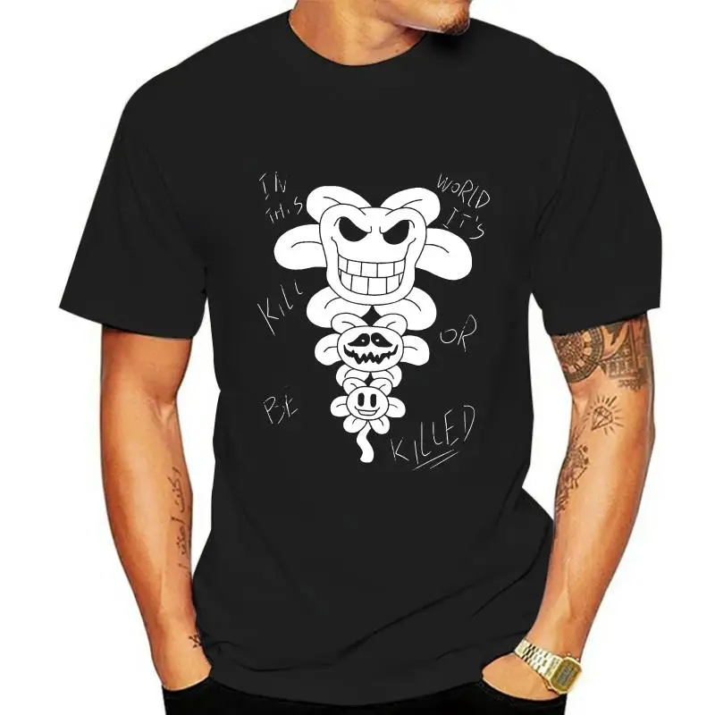 Undertale Flowey Graphic T-Shirt Premium Cotton Tee Cool Gift Personality Tee Shirt
Undertale Flowey Graphic T-Shirt Premium Cotton Tee Cool Gift Personality Tee Shirt