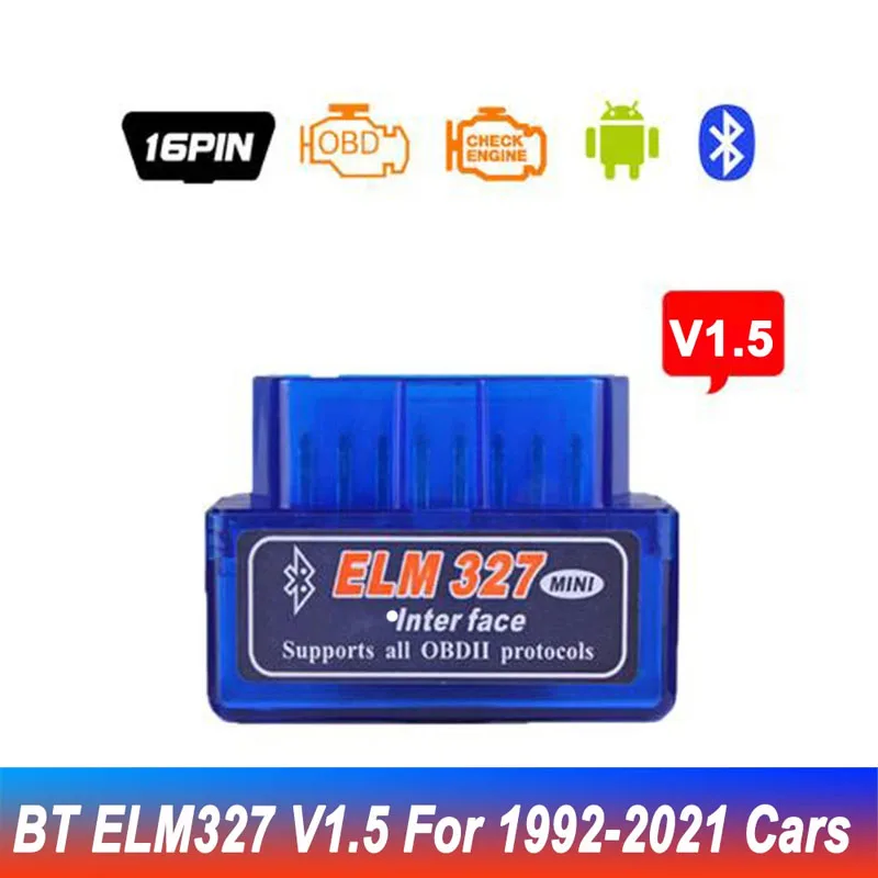 Mini V1.5 Elm327 Obdii Car Fault Detection Bluetooth 5.1 Error Encoder Android Torque Car Code Scanner for Multiple Brands
Mini V1.5 Elm327 Obdii Car Fault Detection Bluetooth 5.1 Error Encoder Android Torque Car Code Scanner for Multiple Brands