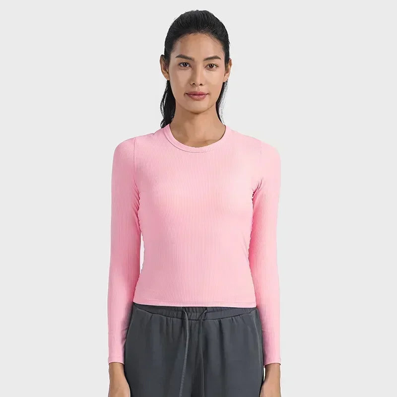 Lulu All It Takes Ribbed Fabric Slim Elastic Sports Long Sleeve Shirts Women Breathable Quick Drying Running Fitness T-shirt Top
Lulu All It Takes Ribbed Fabric Slim Elastic Sports Long Sleeve Shirts Women Breathable Quick Drying Running Fitness T-shirt Top