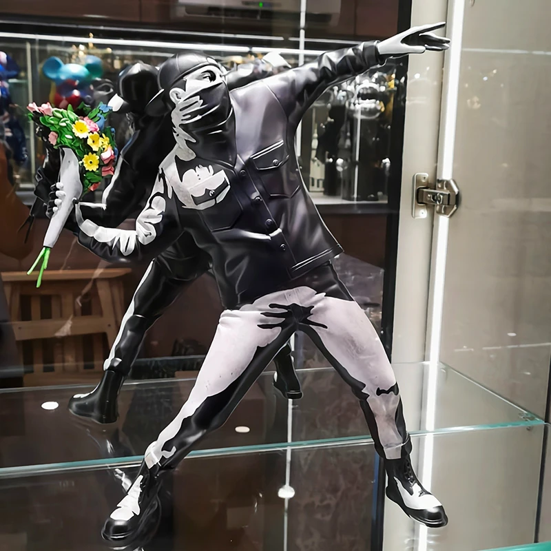 Banksy Flower Bomber Trendy Toy Ornaments for Boys, Artist-designed Sculptures, Colorful Gift Boxes, Gifts for Boys Banksy Flower Bomber Trendy Toy Ornaments for Boys, Artist-designed Sculptures, Colorful Gift Boxes, Gifts for Boys