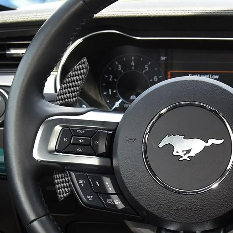 Paddle Shifter Extension Covers, ABS Carbon Fiber Steering Paddle Shifter Extension for Ford Mustang
Paddle Shifter Extension Covers, ABS Carbon Fiber Steering Paddle Shifter Extension for Ford Mustang