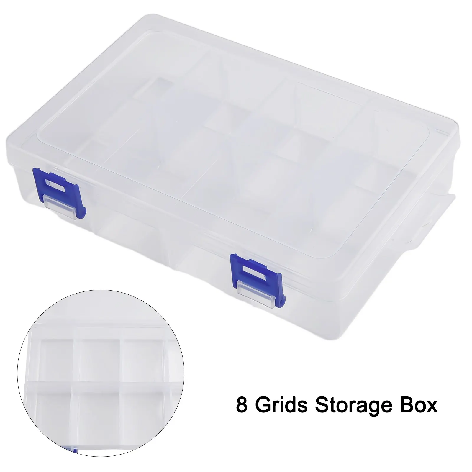 8 Grids Plastic Storage Jewelry Box Compartment Adjustable Container For Beads Earring Box DIY Crafts Organizer Rectangle Box
8 Grids Plastic Storage Jewelry Box Compartment Adjustable Container For Beads Earring Box DIY Crafts Organizer Rectangle Box