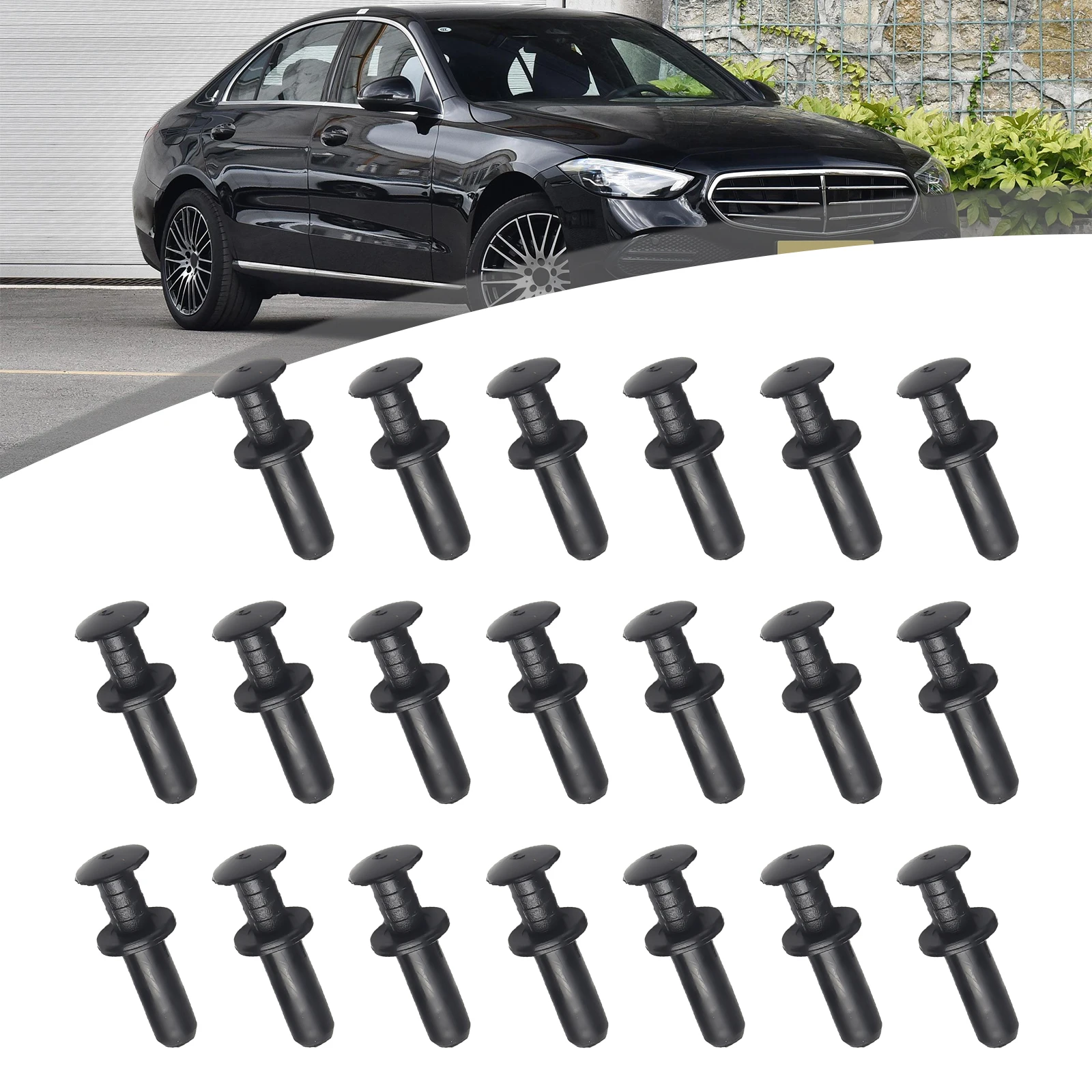 Fastener Clips Mountings Nylon & Santoprene Rubber Retainer Rivet 20pcs Black Car Interior Accessories Brand New
Fastener Clips Mountings Nylon & Santoprene Rubber Retainer Rivet 20pcs Black Car Interior Accessories Brand New