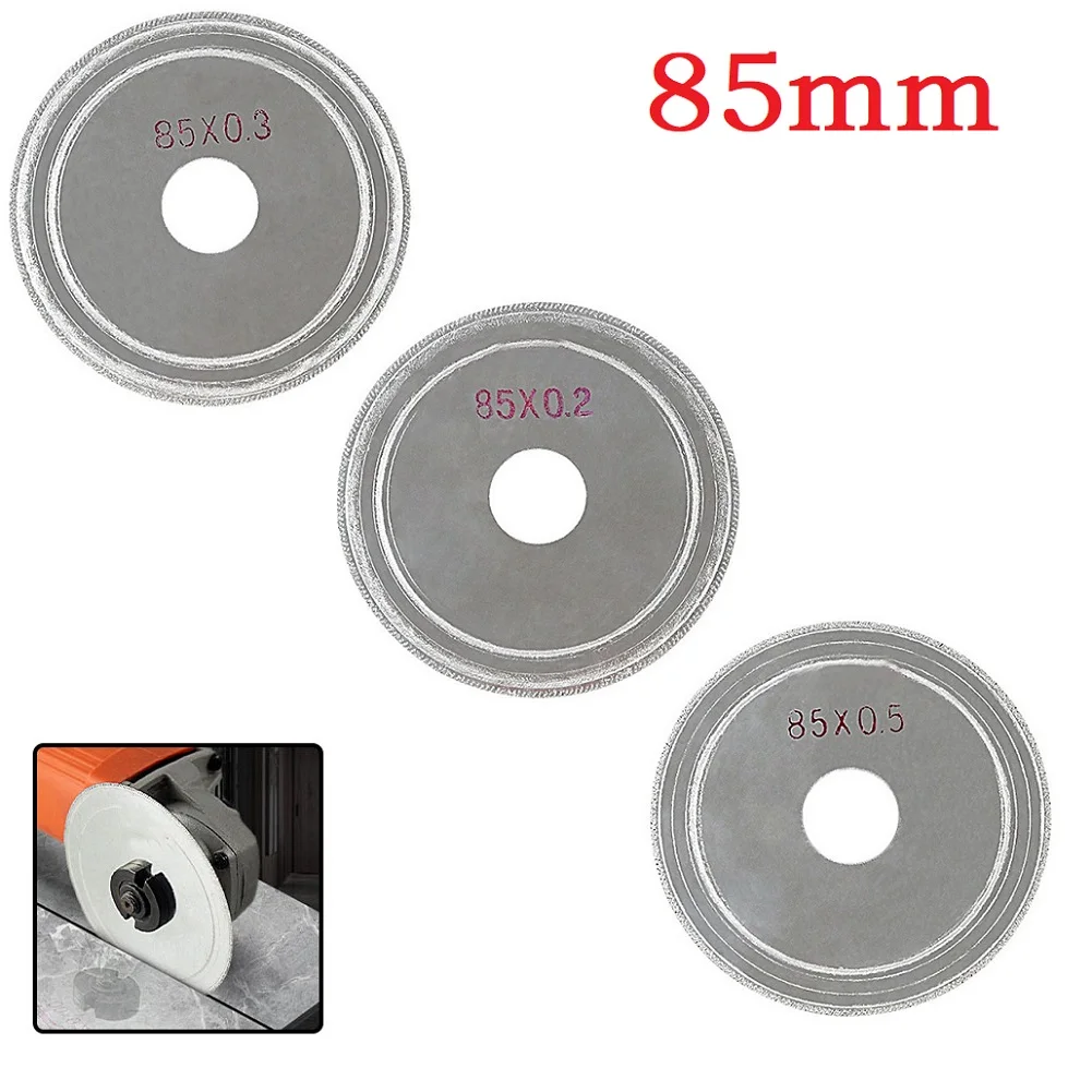 1PC 85mm Diamond Saw Cutting Disc For For Glass Tube Marble Stone Jade Lapidary Stone Arbor Power Tools Accessories Parts
1PC 85mm Diamond Saw Cutting Disc For For Glass Tube Marble Stone Jade Lapidary Stone Arbor Power Tools Accessories Parts