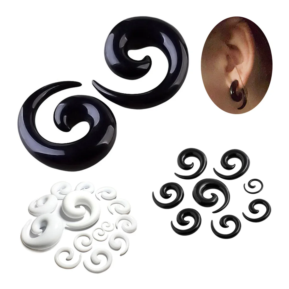 1 Pair 1.6-20mm Ear Gauges Plugs Tool First Piercing Stretching Kit Uv Acrylic Spiral Snail Ear Plug Punk Body Piercing Jewelry
1 Pair 1.6-20mm Ear Gauges Plugs Tool First Piercing Stretching Kit Uv Acrylic Spiral Snail Ear Plug Punk Body Piercing Jewelry