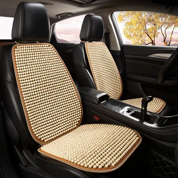 Desfrute do Conforto Refrescante com a Almofada de Gel para Assento de Carro 12 Car seat cushion summer cool cushion single piece of wood beads summer breathable cushion ventilation cold four seasons availabl