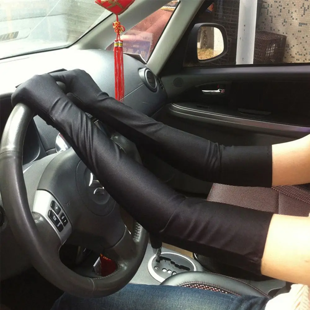 

Ladies Bride Parties Performance Opera Satin Prom Gloves Driving Gloves Finger glove Long Gloves