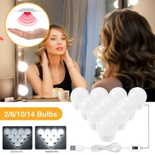 Hollywood LED Mirror Lights Motion Sensor USB Powered Vanity Light Dimming Makeup Mirror Lights for Vanity Table Dressing Mirror
Hollywood LED Mirror Lights Motion Sensor USB Powered Vanity Light Dimming Makeup Mirror Lights for Vanity Table Dressing Mirror