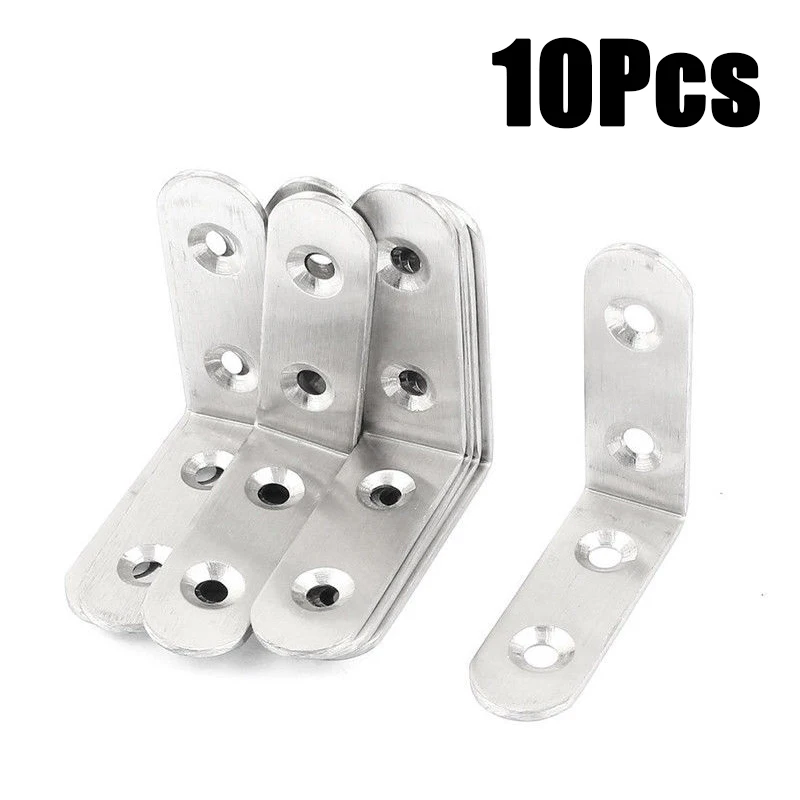 10pcs Angle Bracket Joint Shelf Support L Shape Stainless Steel Connector For Table Furniture Cabinet Screens Wall Hardware
10pcs Angle Bracket Joint Shelf Support L Shape Stainless Steel Connector For Table Furniture Cabinet Screens Wall Hardware