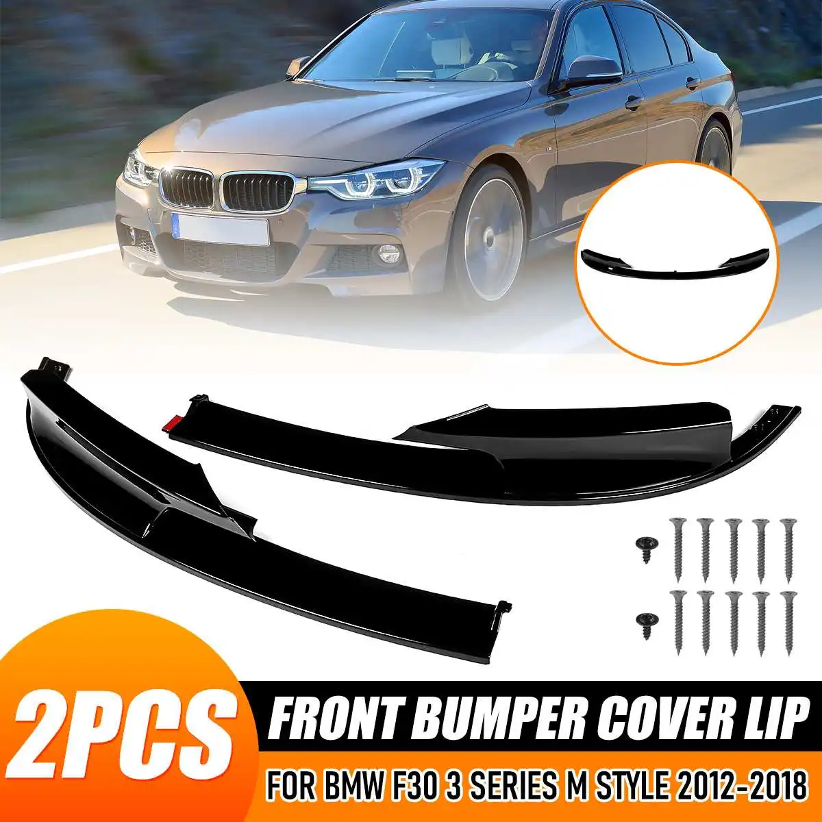 New Car Front Bumper Spoiler Lip Chin Body Kits Side Splitter Aprons for BMW F30 3 Series M Sport 2012-2018 Front Bumper Lip
New Car Front Bumper Spoiler Lip Chin Body Kits Side Splitter Aprons for BMW F30 3 Series M Sport 2012-2018 Front Bumper Lip