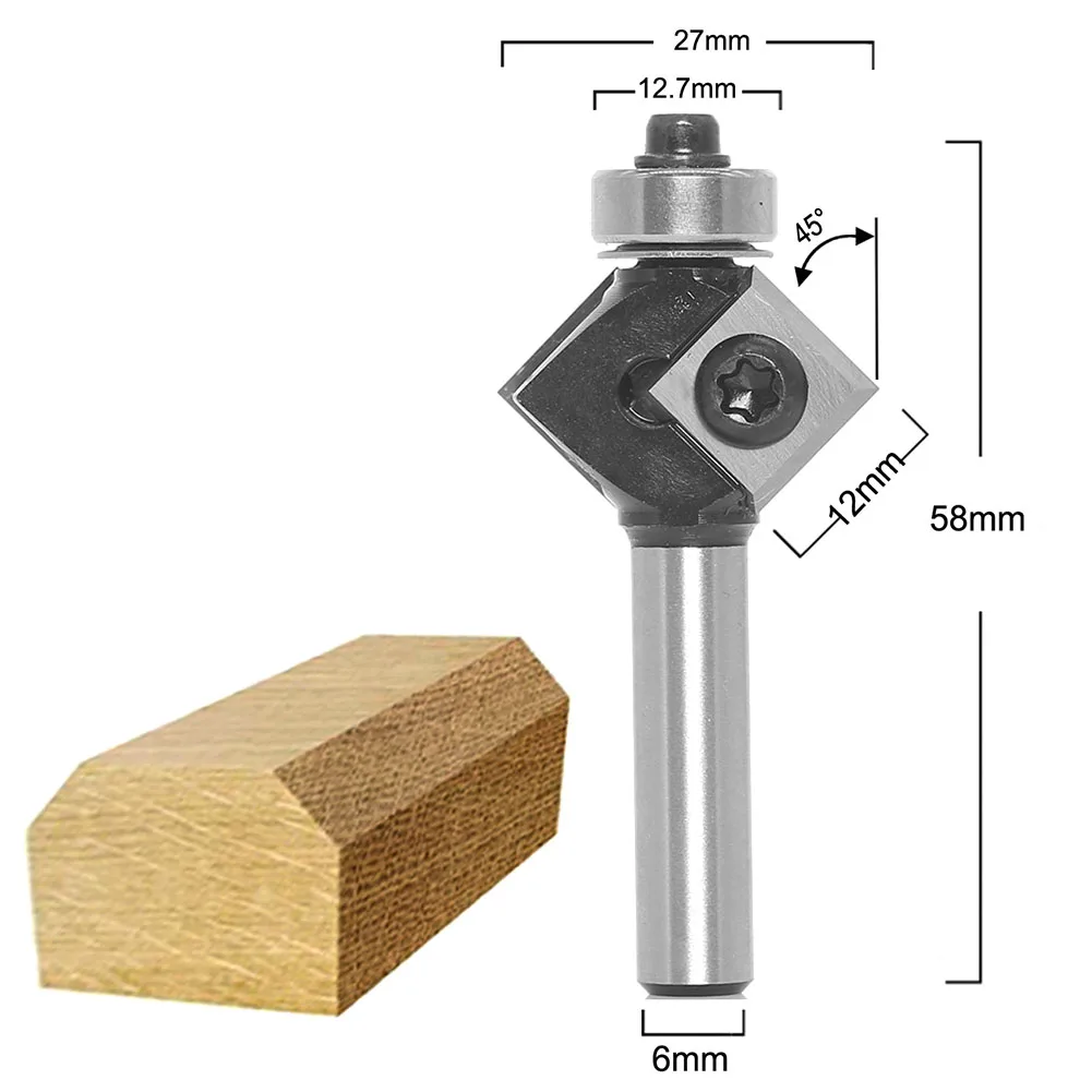 CNC 2-Blades Router Bit Round Bevel Corner Insert Milling-Cutter End Mill For Wood Particle Board Woodworking Engraving Machine
CNC 2-Blades Router Bit Round Bevel Corner Insert Milling-Cutter End Mill For Wood Particle Board Woodworking Engraving Machine