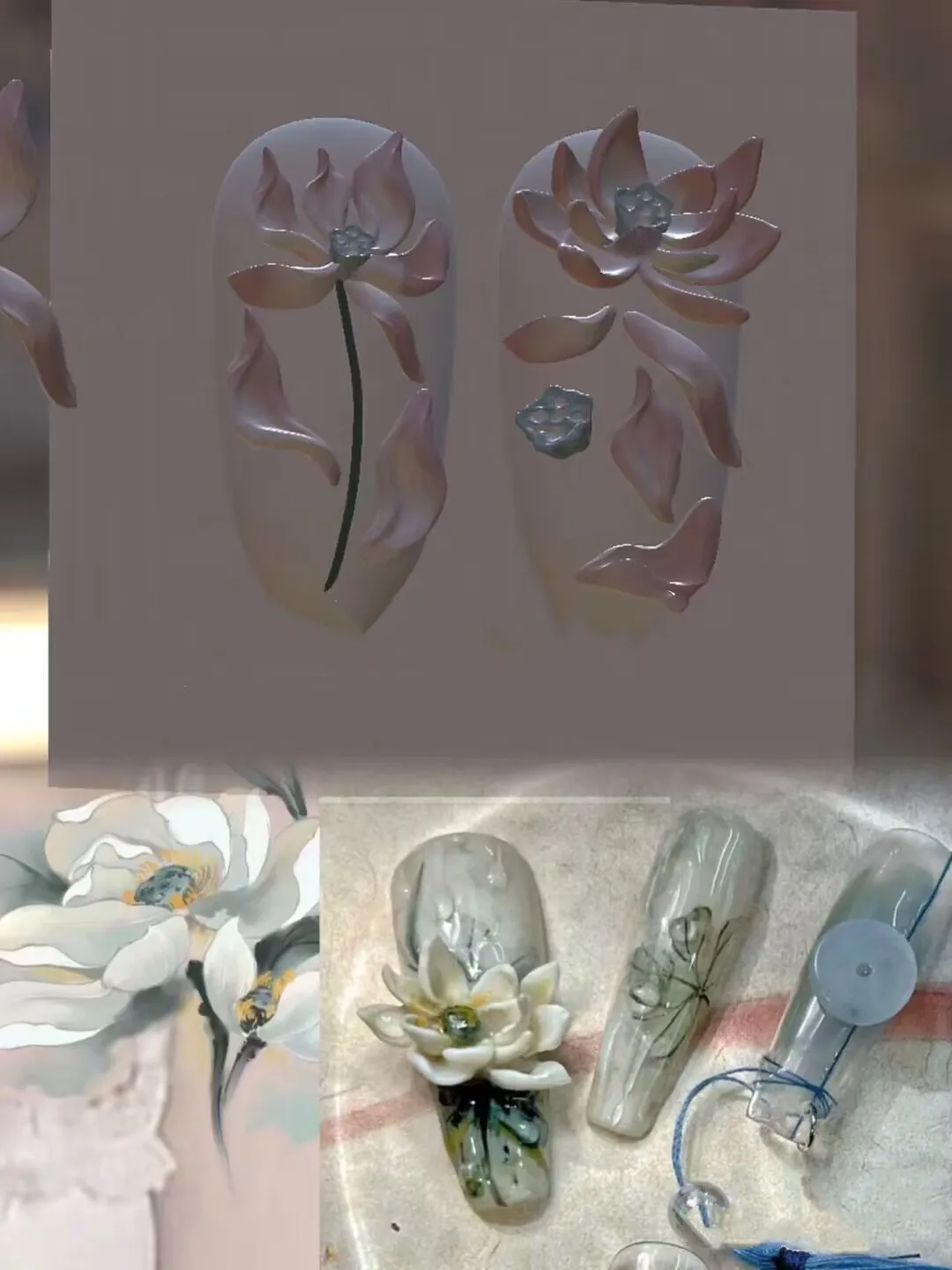 1pc Lotus Water Lily 3D Acrylic Nail Mold Nail Art Decorations Flower Silicone Stamping Plates Nails Products Nail Accessories
1pc Lotus Water Lily 3D Acrylic Nail Mold Nail Art Decorations Flower Silicone Stamping Plates Nails Products Nail Accessories