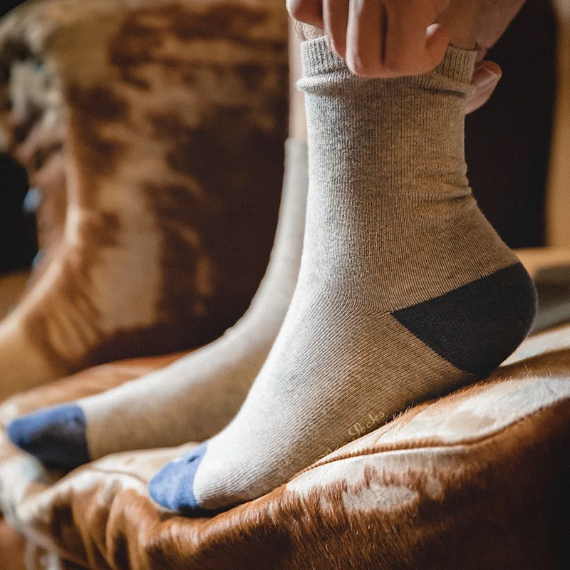 Maden 3 Pairs/Lot New Styles Men's Socks Autumn and Winter Mid-tube Socks Soft Breathable Sports Cotton Sock Casual Hosiery
Maden 3 Pairs/Lot New Styles Men's Socks Autumn and Winter Mid-tube Socks Soft Breathable Sports Cotton Sock Casual Hosiery