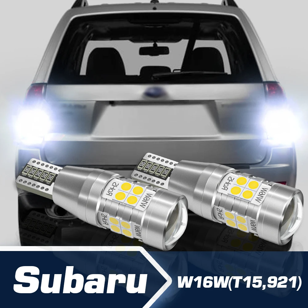 Reverse Light 2pcs LED Backup Canbus Accessories W16W T15 For Subaru Forester Legacy Outback Tribeca BRZ WRX STI XV Crosstrek
Reverse Light 2pcs LED Backup Canbus Accessories W16W T15 For Subaru Forester Legacy Outback Tribeca BRZ WRX STI XV Crosstrek