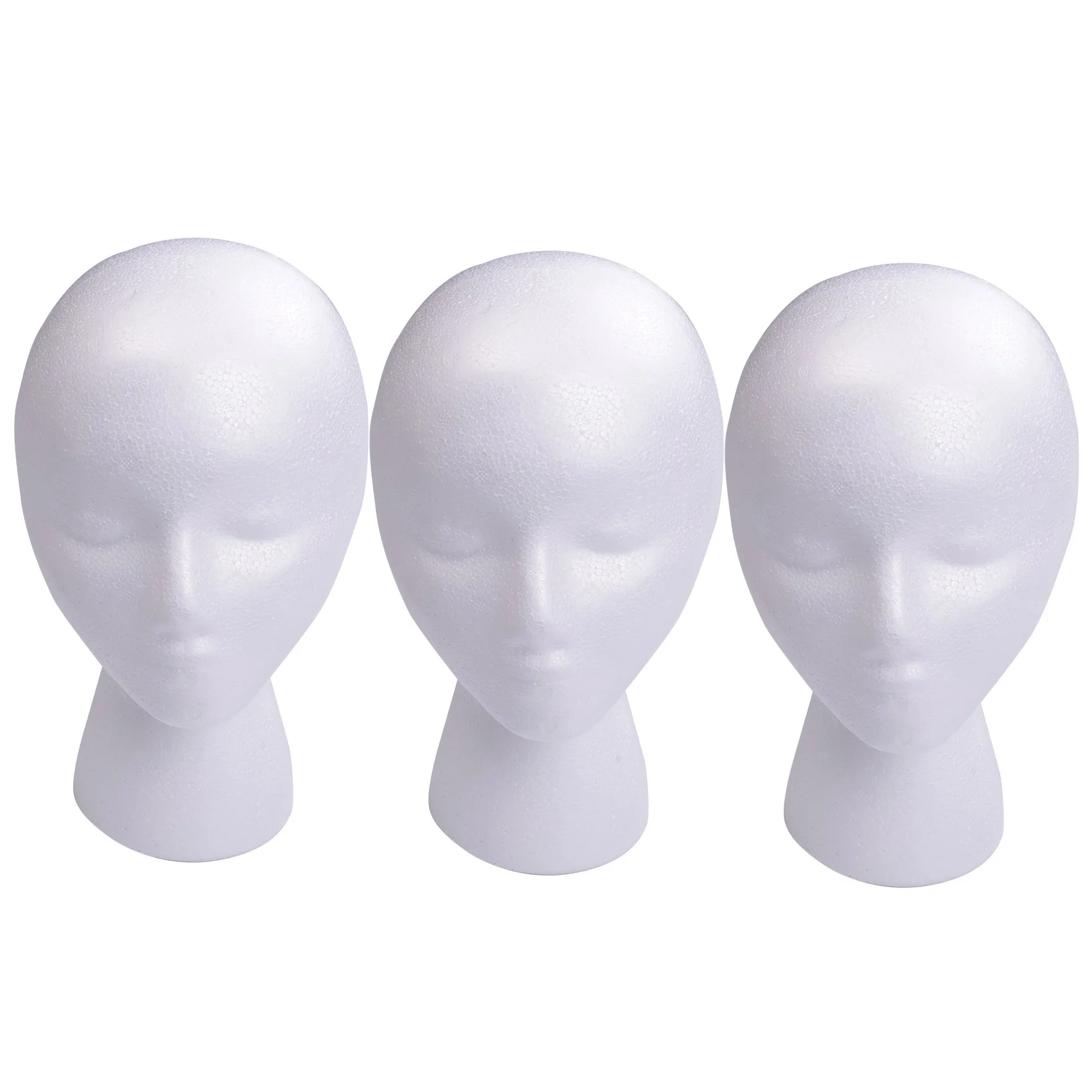 

Wig Head - Tall Female Foam Mannequin Wig Stand and Holder for Style, Model and Display Hair, Hats