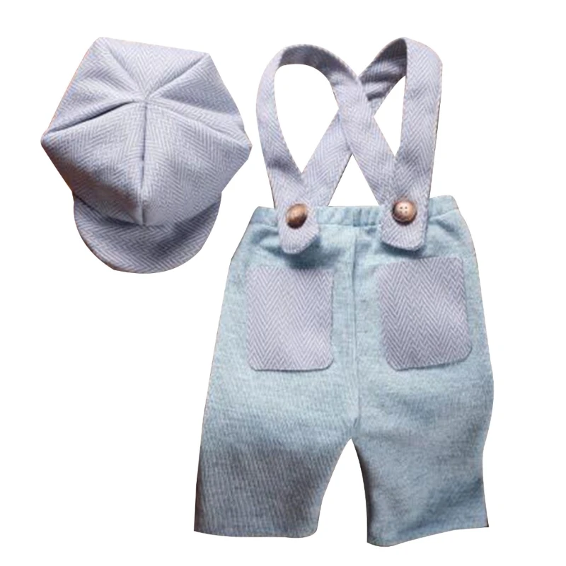 Newborn Baby Photography Romper and Matching Hat Set Boys Girls Jumpsuit and Peaked Cap for Capturing Memorable Moments
Newborn Baby Photography Romper and Matching Hat Set Boys Girls Jumpsuit and Peaked Cap for Capturing Memorable Moments