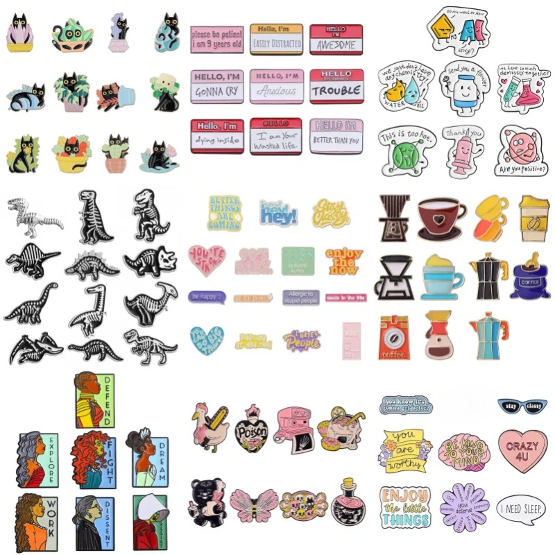4-15pcs/Set Enamel Pins Custom Colored Bee Fist Flower Sculpture Coffee Brooches Lapel Badges Cartoon Jewelry Gifts Wholesale
4-15pcs/Set Enamel Pins Custom Colored Bee Fist Flower Sculpture Coffee Brooches Lapel Badges Cartoon Jewelry Gifts Wholesale