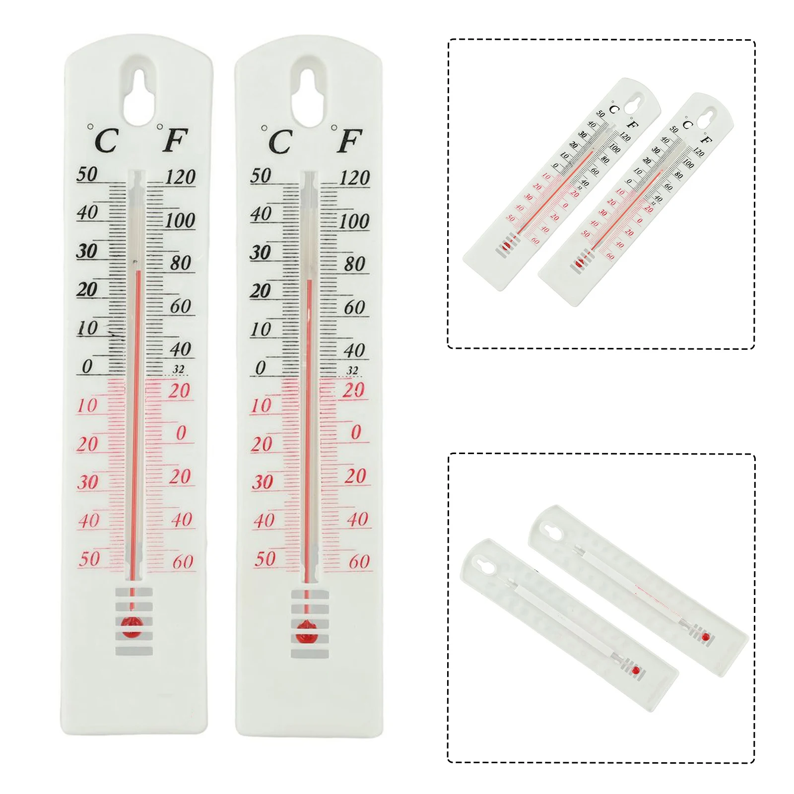 2 Pcs Thermometer Hot Sale Accuracy Best Price Brand New Durable Fahrenheit: -60° To 120° Celsius: -50° To 50°
2 Pcs Thermometer Hot Sale Accuracy Best Price Brand New Durable Fahrenheit: -60° To 120° Celsius: -50° To 50°