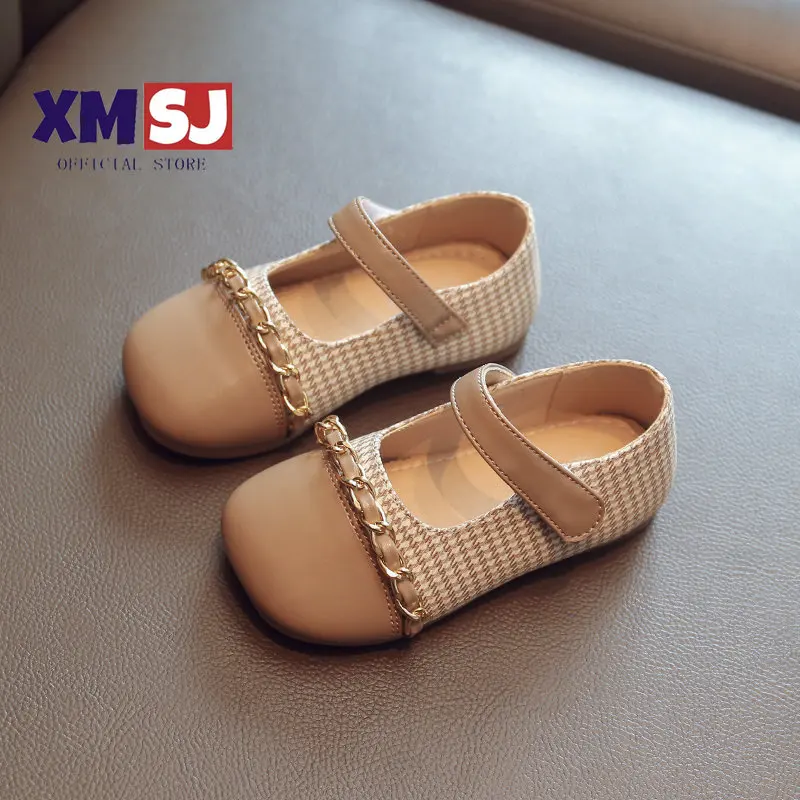 Туфли для маленьких девочек в стиле «гусиные лапки», с металлической цепочкой, Детские Туфли Мэри Джейн, черные, хаки, элегантные модные детские осенние туфли, 21-30
Туфли для маленьких девочек в стиле «гусиные лапки», с металлической цепочкой, Детские Туфли Мэри Джейн, черные, хаки, элегантные модные детские осенние туфли, 21-30