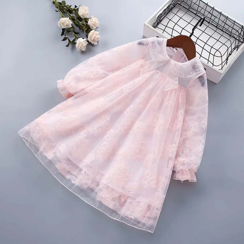 Spring and Autumn Dress Korean Style Girls' Flower Tulle Skirt Princess Foreign Trade Children's Wear Pearl
Spring and Autumn Dress Korean Style Girls' Flower Tulle Skirt Princess Foreign Trade Children's Wear Pearl