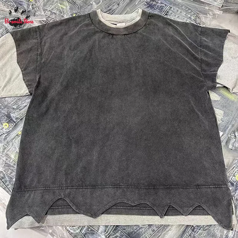 Oversized T Shirt Men Woman Vintage Streetwear Double Layered Splice 100% Cotton Best Quality Top Tee
Oversized T Shirt Men Woman Vintage Streetwear Double Layered Splice 100% Cotton Best Quality Top Tee