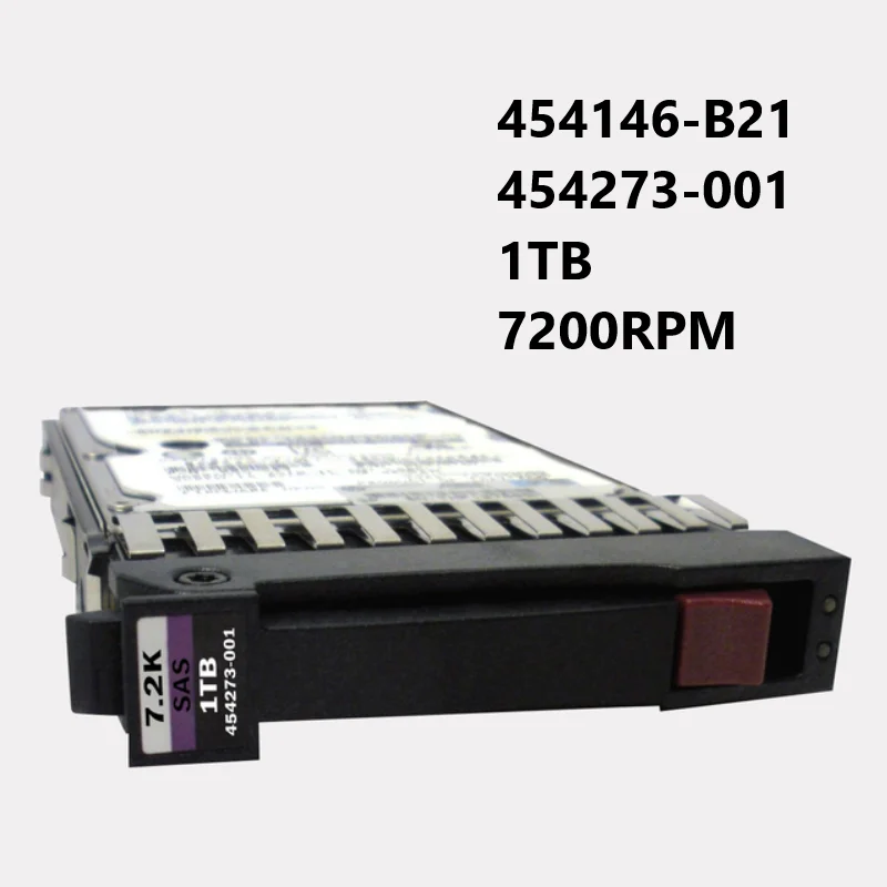 

NEW HDD 454146-B21 454273-001 1TB 7200RPM 3.5in LFF SATA-3Gbps Hot-Swap Midline Hard Drive for H+PE ProLiant G2 to G7 Servers