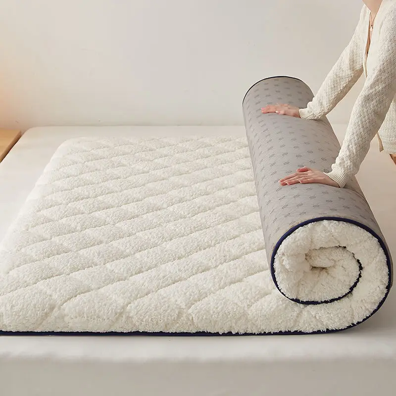 Bed Mattress Thickness Bedding Mat Tatami Mat Winter Warm Thick Soft Plush Mattress Breathable Student Dormitory
Bed Mattress Thickness Bedding Mat Tatami Mat Winter Warm Thick Soft Plush Mattress Breathable Student Dormitory