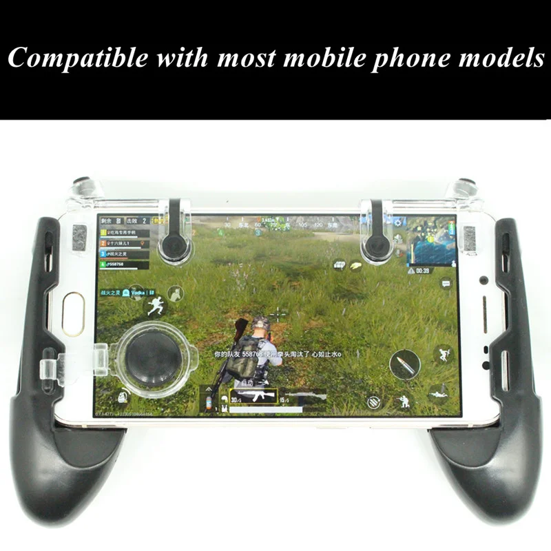 JL-02 Mobile Phone Gamepad Handle Joystick w/ Game Trigger for PUBG Aim Shooting Key Button for IPhone Android Gaming Controller
JL-02 Mobile Phone Gamepad Handle Joystick w/ Game Trigger for PUBG Aim Shooting Key Button for IPhone Android Gaming Controller