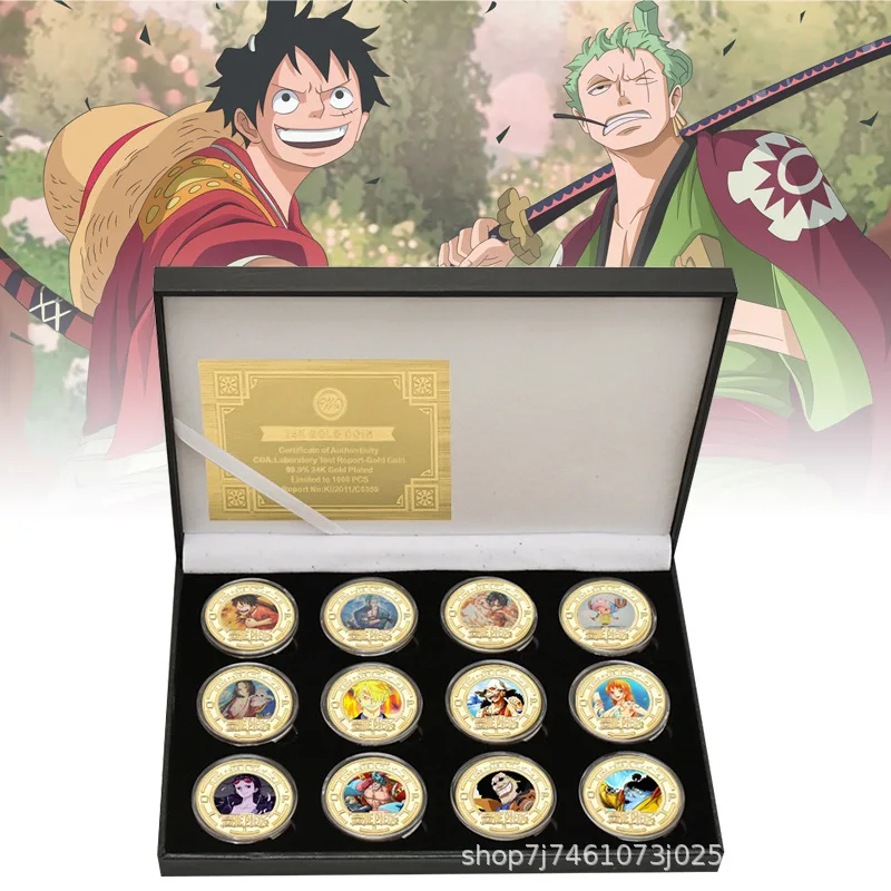Позолоченная Золотая монета Luffy Nami Bandai, памятная монета для детей, Классическая аниме периферийная коллекция, Сувенирные игрушки
Позолоченная Золотая монета Luffy Nami Bandai, памятная монета для детей, Классическая аниме периферийная коллекция, Сувенирные игрушки
