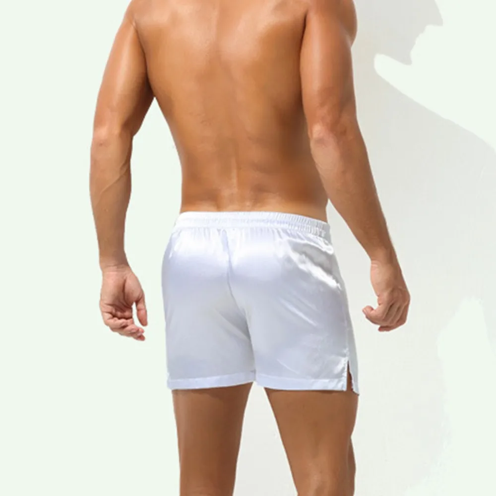 Mens Large Size Trunks Oil Shiny Satin Boxer Briefs Beach Bottom Pajamas Solid Lenthen Underwear Solid Breathable Nightwear
Mens Large Size Trunks Oil Shiny Satin Boxer Briefs Beach Bottom Pajamas Solid Lenthen Underwear Solid Breathable Nightwear