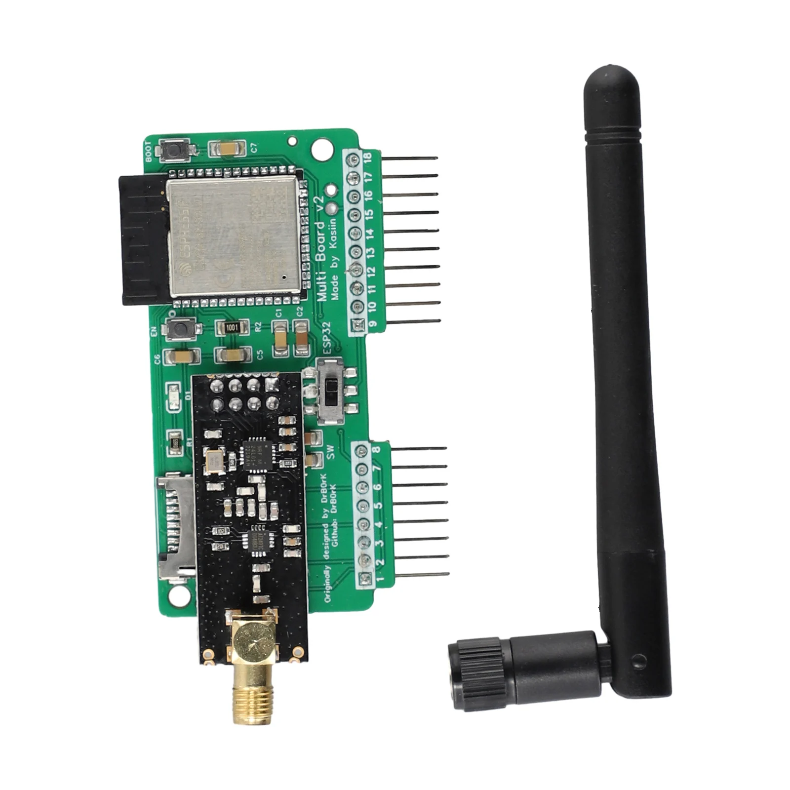 Макетная плата NRF24 + ESP32, учебный и исследовательский Мародер NRF24 + ESP32, макетная плата, сочетающая в себе NRF24 и ESP32, зеленая
Макетная плата NRF24 + ESP32, учебный и исследовательский Мародер NRF24 + ESP32, макетная плата, сочетающая в себе NRF24 и ESP32, зеленая