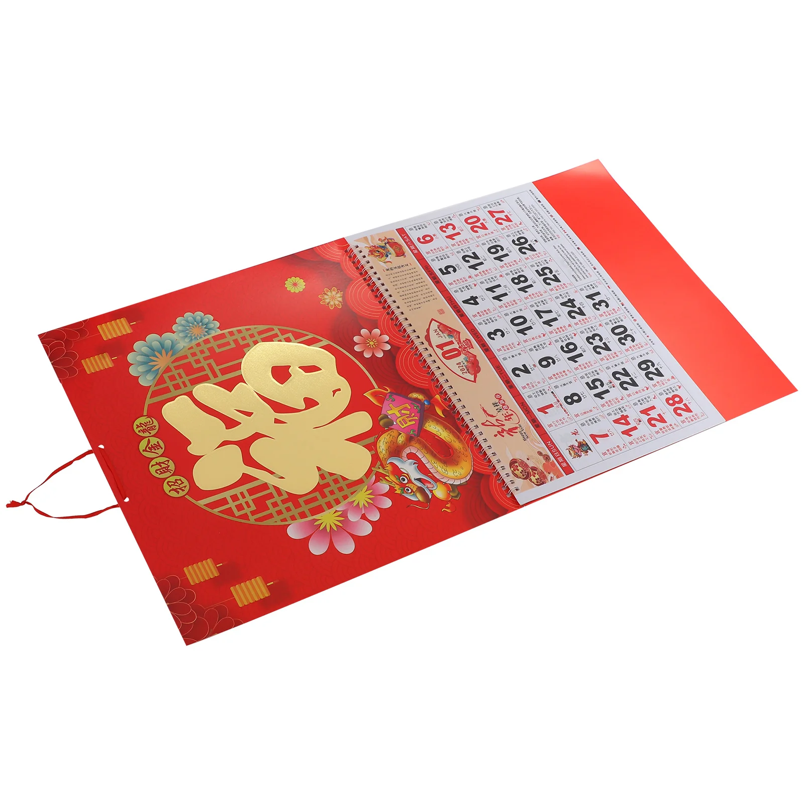 

Календарь в китайском стиле, изысканный ежемесячный календарь, настенный календарь для дома
