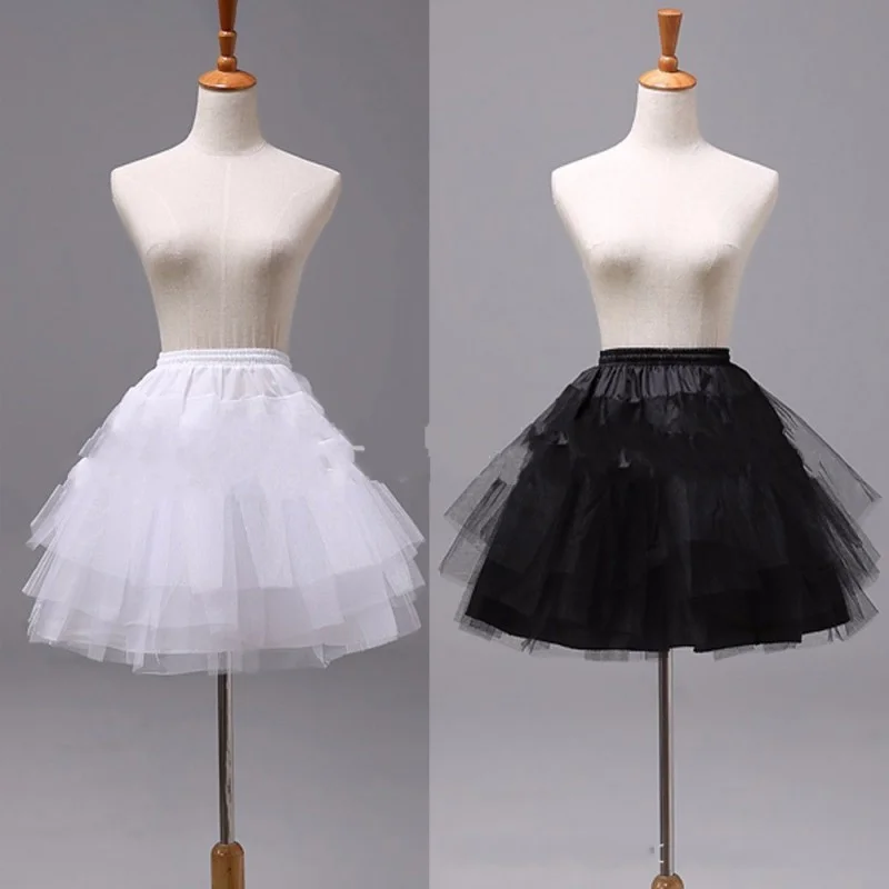 2022 New White or Black Short Petticoat Wedding Dress Support Sexy Sweet Bustle For Women 3 Layer Lnner Skirt
2022 New White or Black Short Petticoat Wedding Dress Support Sexy Sweet Bustle For Women 3 Layer Lnner Skirt