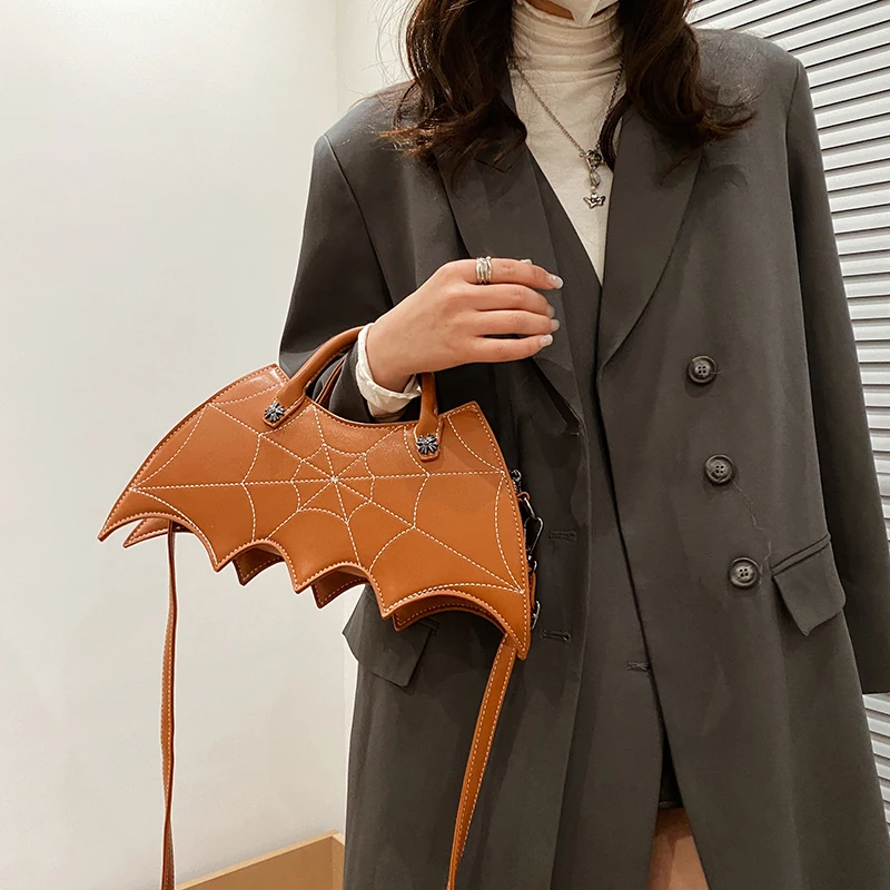 Female Funny Bat Bag Designer Bag Pu Leather Tote Bag Punk Style Girl's Shoulder Bag for Women Crossbody Bag Purses and Handbags
Female Funny Bat Bag Designer Bag Pu Leather Tote Bag Punk Style Girl's Shoulder Bag for Women Crossbody Bag Purses and Handbags
